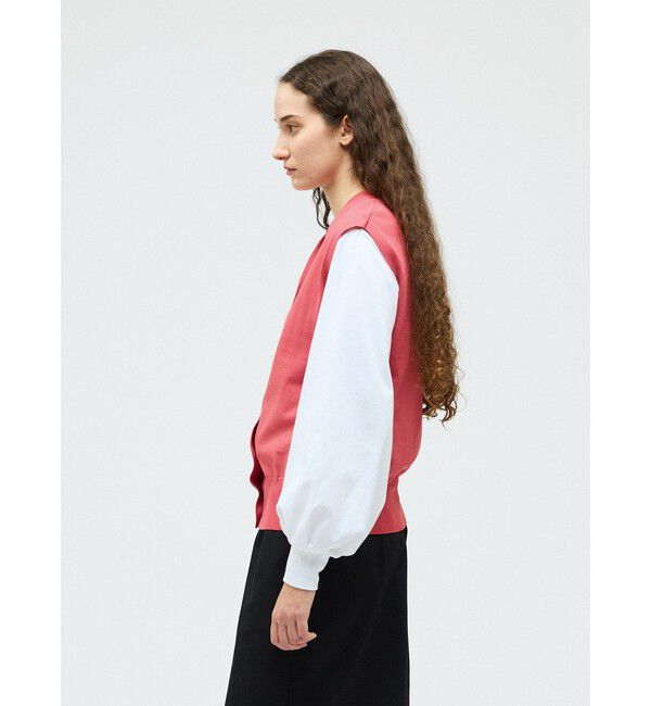 mizuiro ind「mizuiro ind Vネックベスト」|ベスト・ジレ|