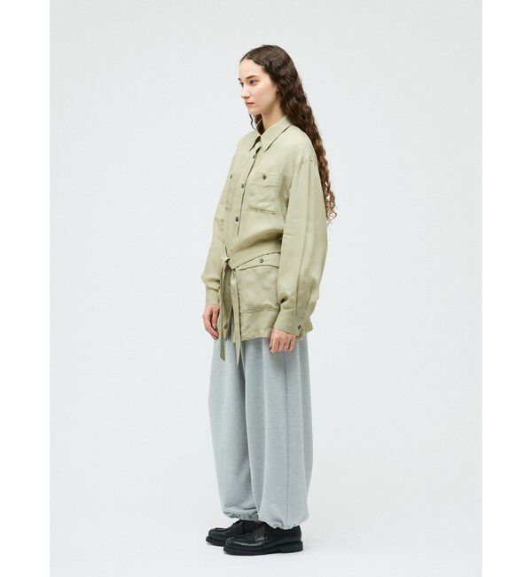 mizuiro ind「mizuiro ind キュプラフィールドシャツジャケット」|その他|