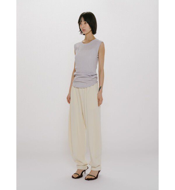 MIDIUMISOLID「MIDIUMISOLID for Ladies リブイージーコクーンパンツ」|その他|