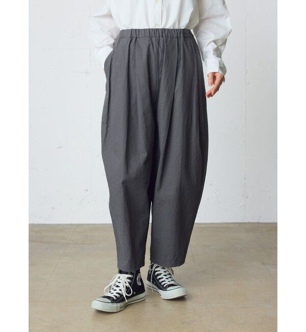 MidiUmi「MidiUmi C/Lワイドイージーテーパードパンツ」|その他|