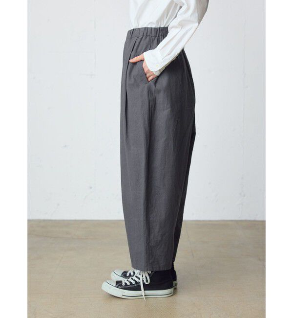 MidiUmi「MidiUmi C/Lワイドイージーテーパードパンツ」|その他|