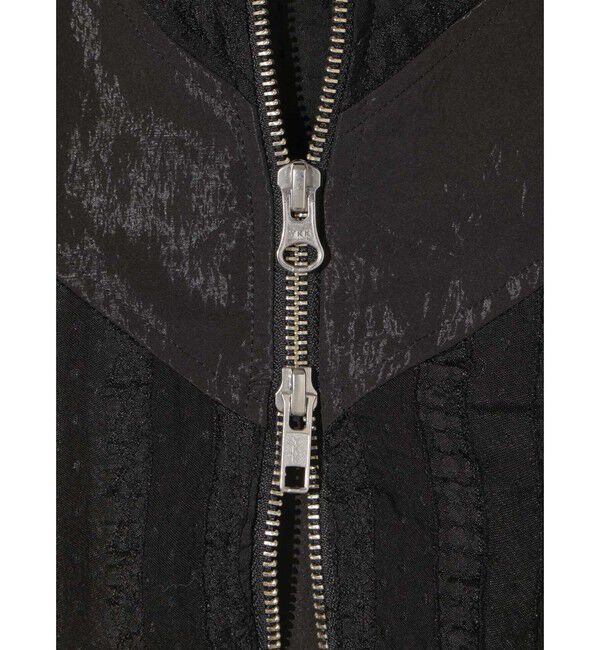 MIDIUMISOLID「MIDIUMISOLID for Ladies マテリアルミックスジャケット」|テーラードジャケット|