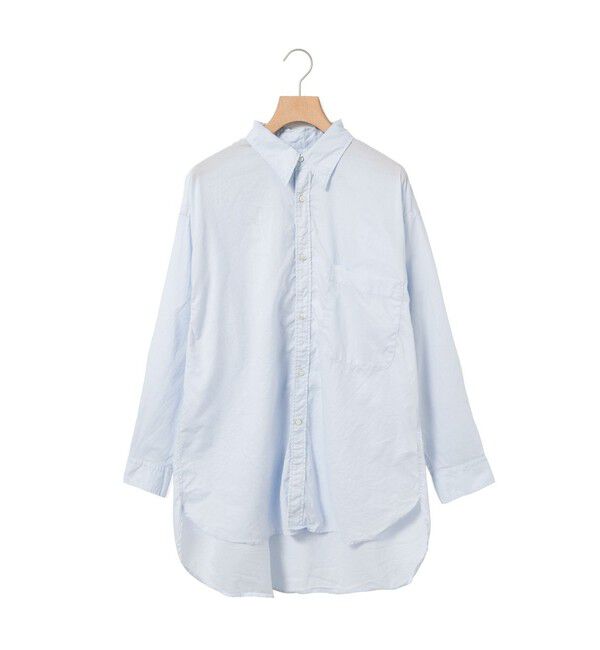 MidiUmi「MidiUmi オーバーサイズシャツ」|シャツ・ブラウス|サックス