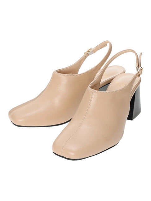 Te chichi TERRASSE「チャンキーヒールバックバンドミュール《2025spring catalog item》」|その他|ベージュ