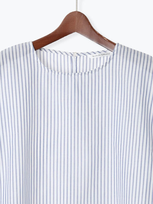 Te chichi TERRASSE「【ｲｰｼﾞｰｹｱ/接触冷感】無地/柄アソートパフスリーブブラウス」|シャツ・ブラウス|