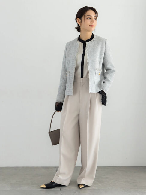 Te chichi「【セレモニーアイテム】2タックワイドパンツ（セットアップ可）」|その他|