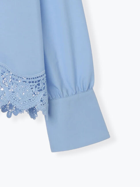 Te chichi「スカラップレースヘムクロップトシャツ」|シャツ・ブラウス|