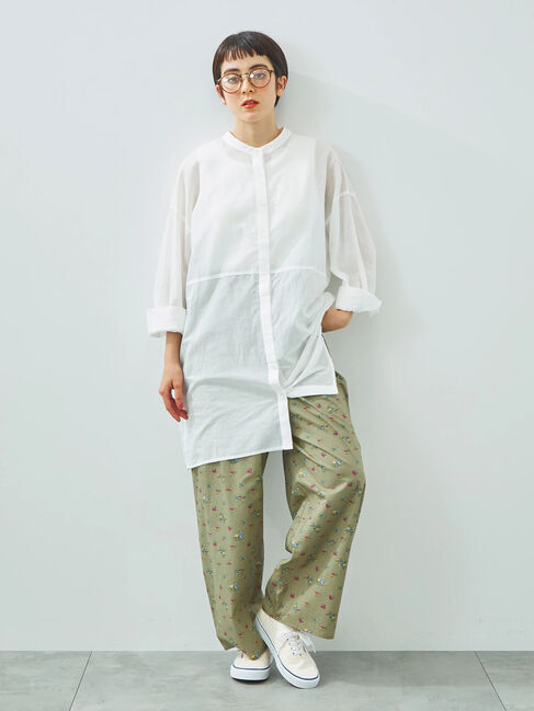 SM2「シアーバンドカラーシャツ」|シャツ・ブラウス|