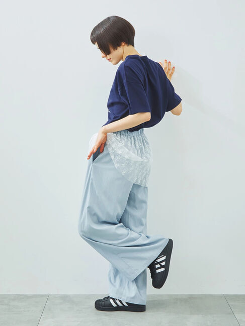 SM2「[接触冷感]スペースモチーフプリントTシャツ」|Tシャツ・カットソー|