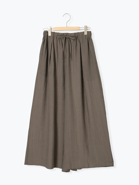 Samansa Mos2 blue「楊柳ガウチョパンツ」|その他|