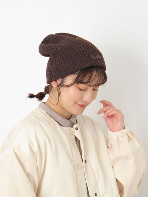 Samansa Mos2「【消臭効果】ロゴ刺繍ニット帽」|その他|