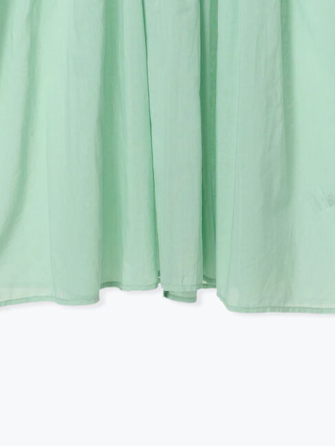 Samansa Mos2 blue「ボイルギャザーチュニック」|シャツ・ブラウス|