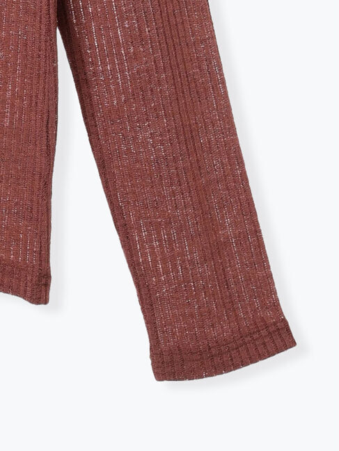 Samansa Mos2 blue「シアーリブロンT」|Tシャツ・カットソー|