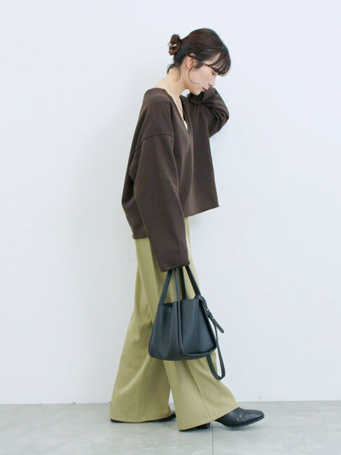 Samansa Mos2 blue「ポーチ付2WAYスクエアバッグ」|その他|