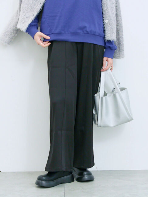 Samansa Mos2 blue「ポーチ付2WAYスクエアバッグ」|その他|