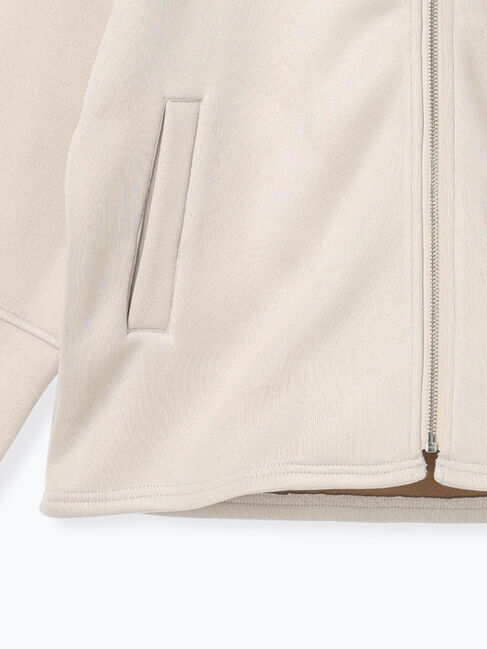 Samansa Mos2 blue「【マシンウォッシャブル】マルチスタイルボンディングブルゾン」|ブルゾン・スタジャン|