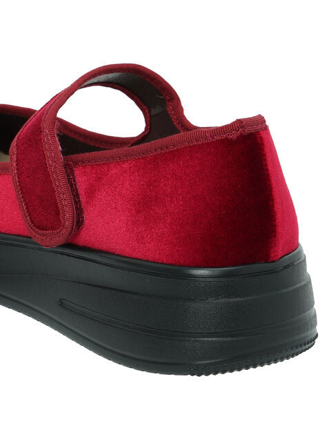 Samansa Mos2「ベロアストラップスニーカー」|スニーカー|