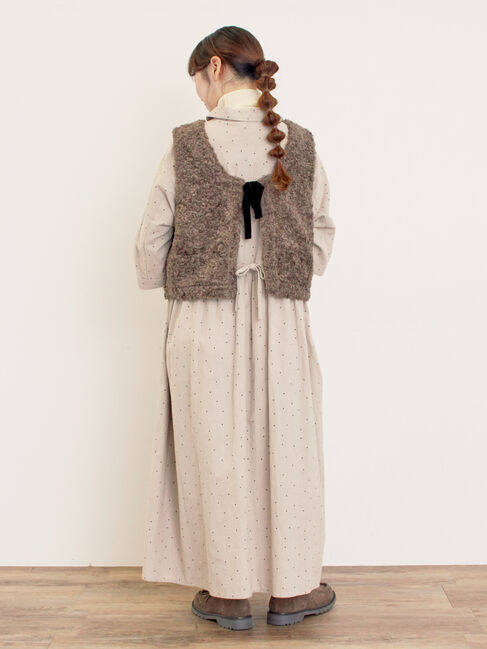 Samansa Mos2「【S/Mサイズ】ドルマンスリーブギャザーワンピース」|ワンピース|