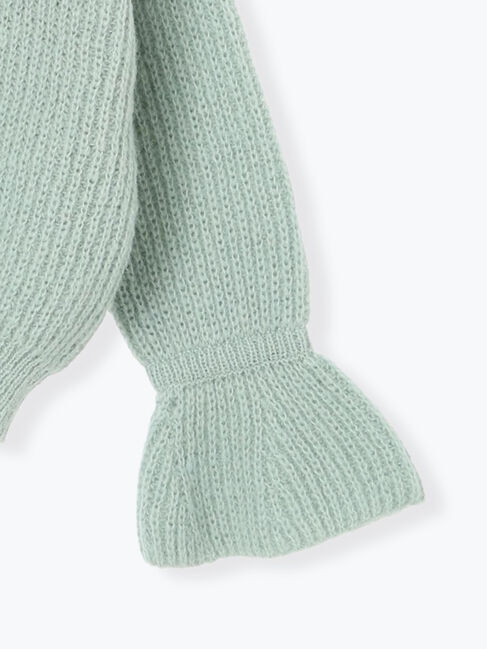 Samansa Mos2「フリルカラーニット」|ニット・セーター|