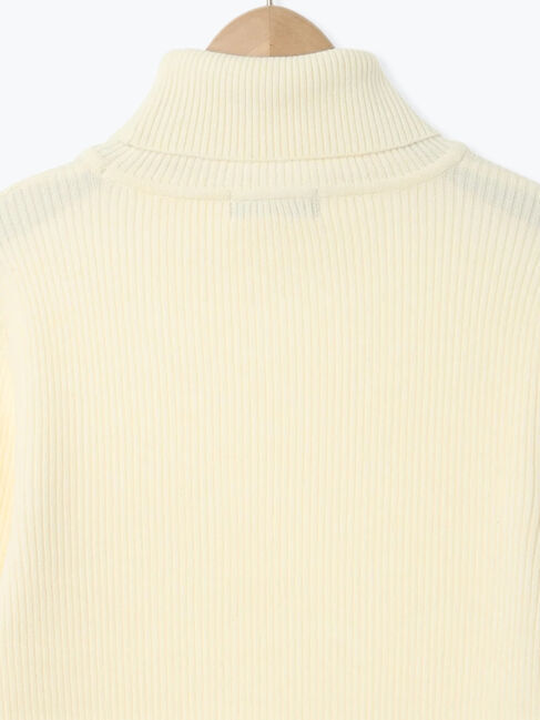 Samansa Mos2「【マシンウォッシャブル】もちもちリブタートルネックニット」|ニット・セーター|