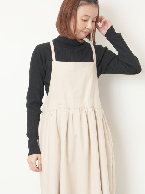 Samansa Mos2「【マシンウォッシャブル】もちもちリブタートルネックニット」|ニット・セーター|