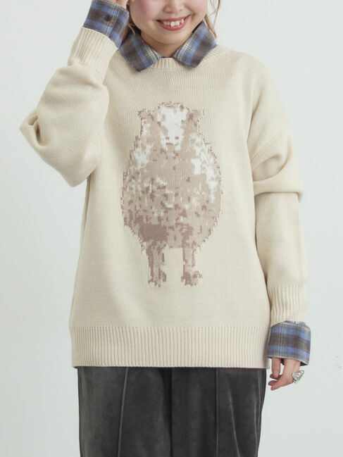 SM2「アニマルニットプルオーバー」|ニット・セーター|キナリ