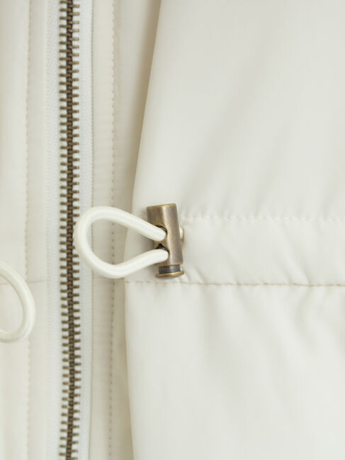 Samansa Mos2「【リバーシブル】キャンディースリーブ中綿コート」|ブルゾン・スタジャン|