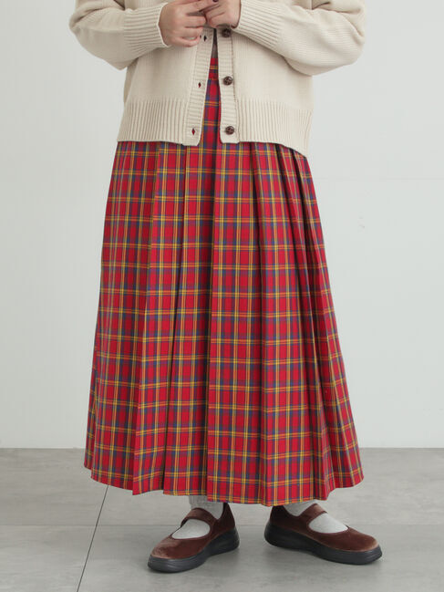 Samansa Mos2「【帯電防止裏地】柄アソートプリーツスカート」|スカート|