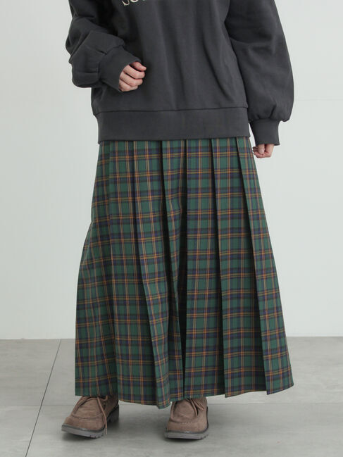 Samansa Mos2「【帯電防止裏地】柄アソートプリーツスカート」|スカート|