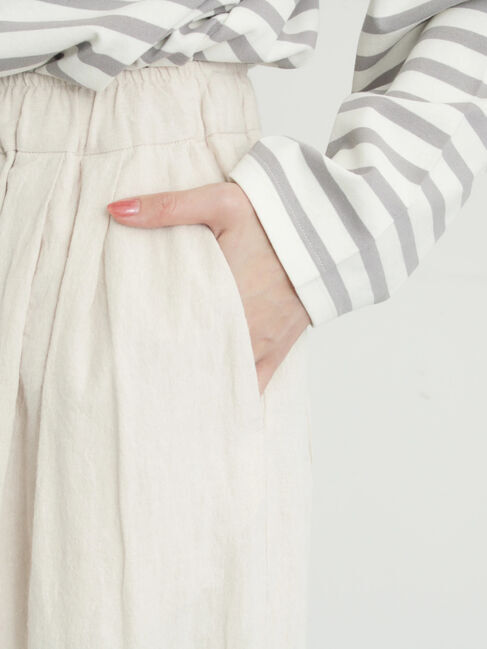 Samansa Mos2「【Cross&times;Linen】ふんわりパンツ」|その他|