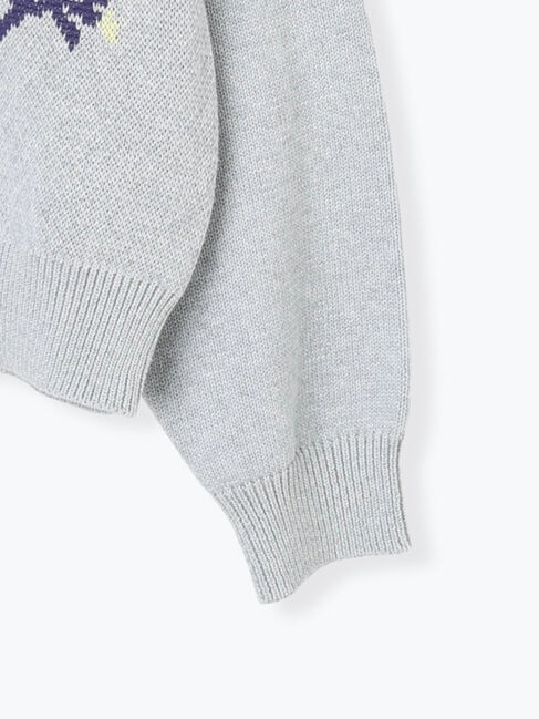 Samansa Mos2「花柄ジャカードカーディガン」|カーディガン|