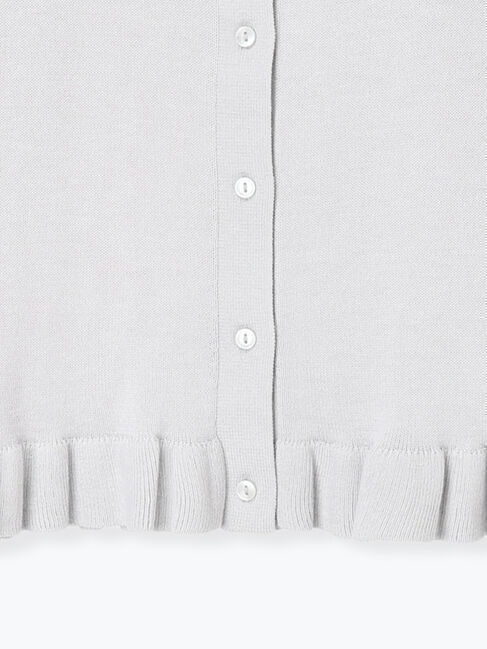 Samansa Mos2「フリルニットカーディガン」|カーディガン|