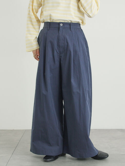 Samansa Mos2「綿ナイロンワイドパンツ」|その他|