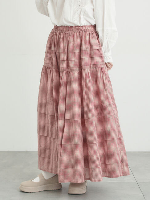 Samansa Mos2「シアータックギャザースカート」|スカート|