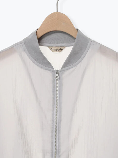 Samansa Mos2「シアーブルゾン」|ブルゾン・スタジャン|