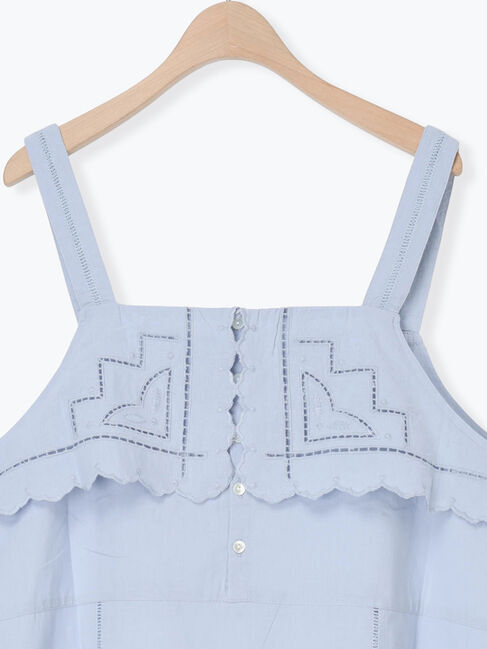 Samansa Mos2「カットワーク刺繍キャミチュニック」|シャツ・ブラウス|