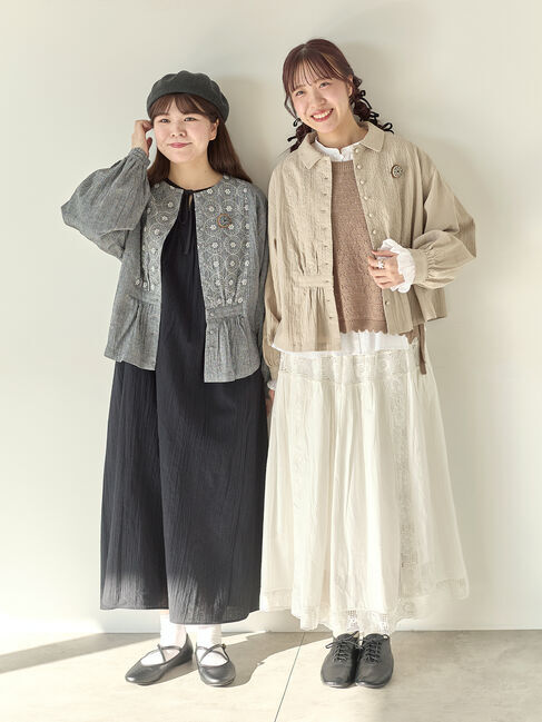 Samansa Mos2「【Cross&times;Staff】ブローチ付シャツジャケット」|その他|