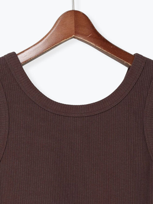 Samansa Mos2「前後2WAYヘンリーテレコタンクトップ」|Tシャツ・カットソー|