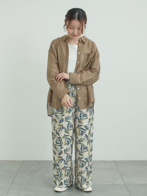 Samansa Mos2「ガーゼ天竺ゆるカットソー」|Tシャツ・カットソー|