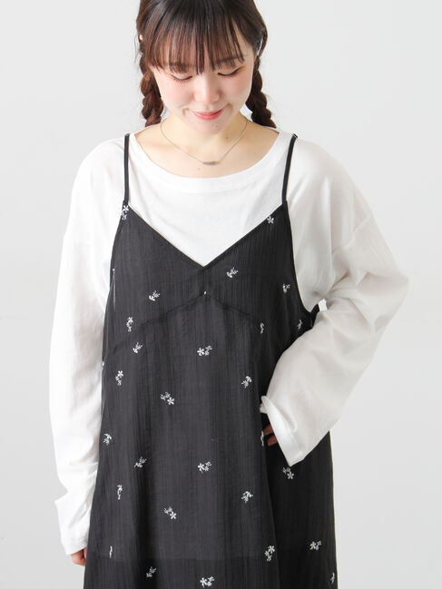 Samansa Mos2「ガーゼ天竺ゆるカットソー」|Tシャツ・カットソー|