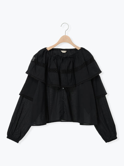 Samansa Mos2「レースボレロブラウス」|シャツ・ブラウス|