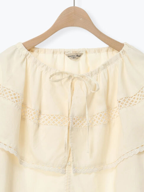 Samansa Mos2「レースボレロブラウス」|シャツ・ブラウス|