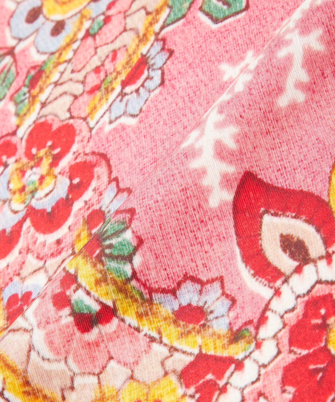 INED「《SUPERIOR CLOSET》Light Pink Toile Scarf《Tapis Noir》」|バンダナ・スカーフ|