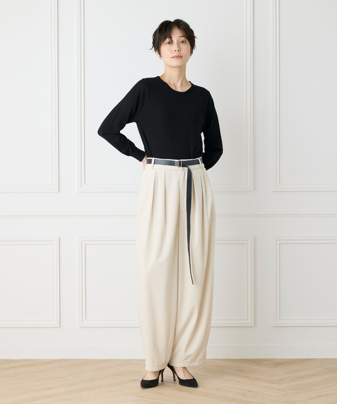 DAY by DAY it&rsquo;s international「ウォッシャブルウールベーシッククルーネックニット《HARMONY》」|ニット・セーター|