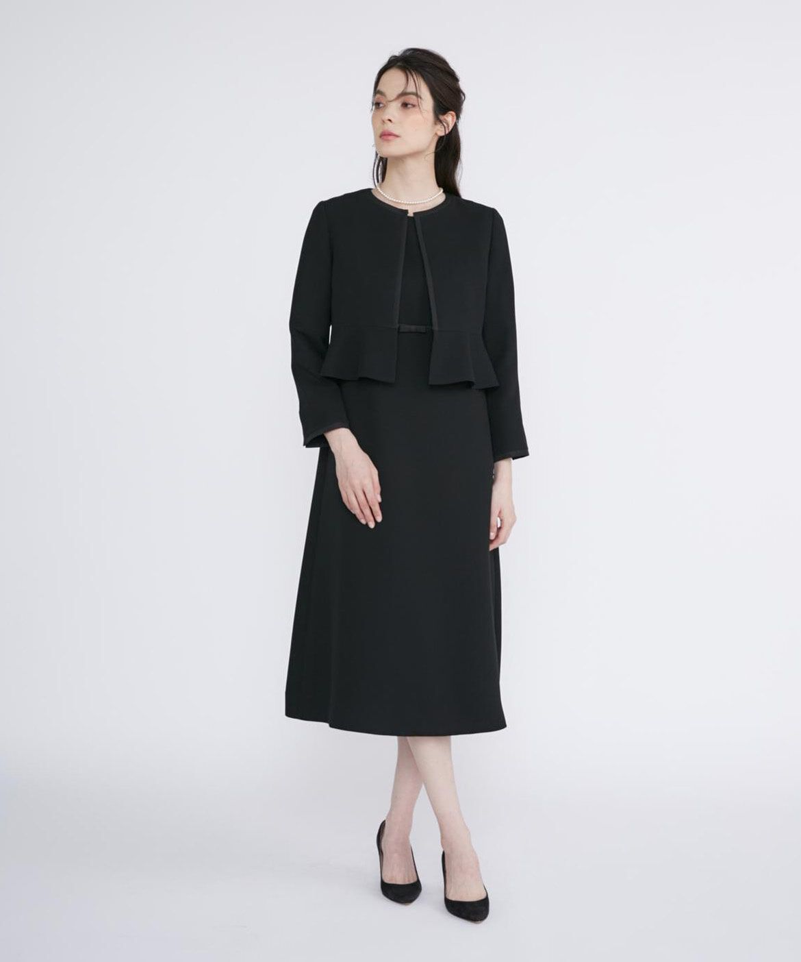 Maglie le cassetto「《WEB限定》ブラックフォーマルジャケット」|ノーカラージャケット|