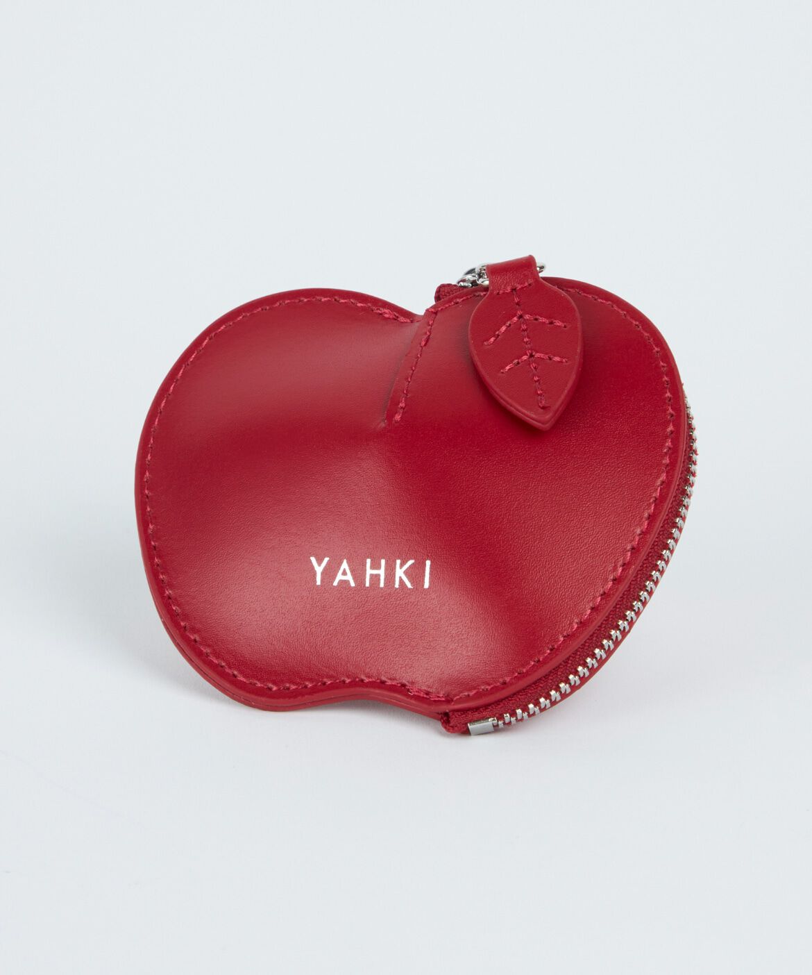 FAVORITE SUKINAMONO「W FACEレザーマルチケース　APPLE《YAHKI》」|コインケース|レッド