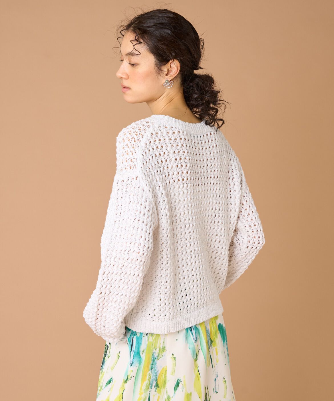 INED「スパンコールニット」|ニット・セーター|