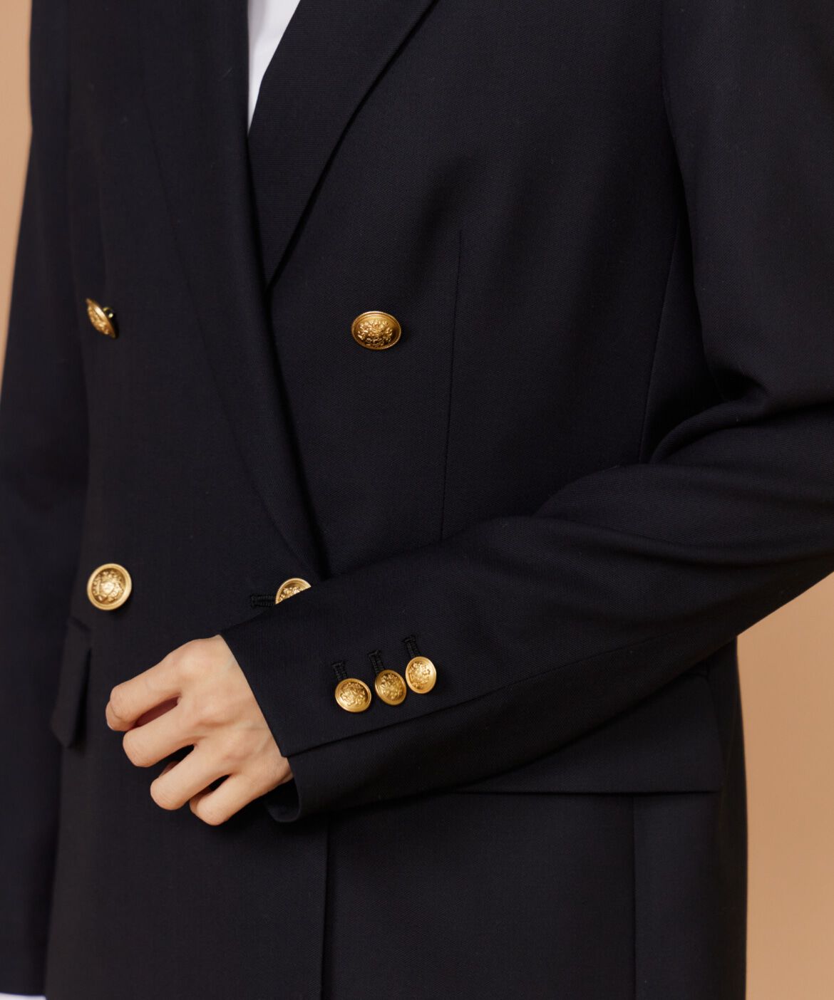 INED「ダブルブレストジャケット」|テーラードジャケット|