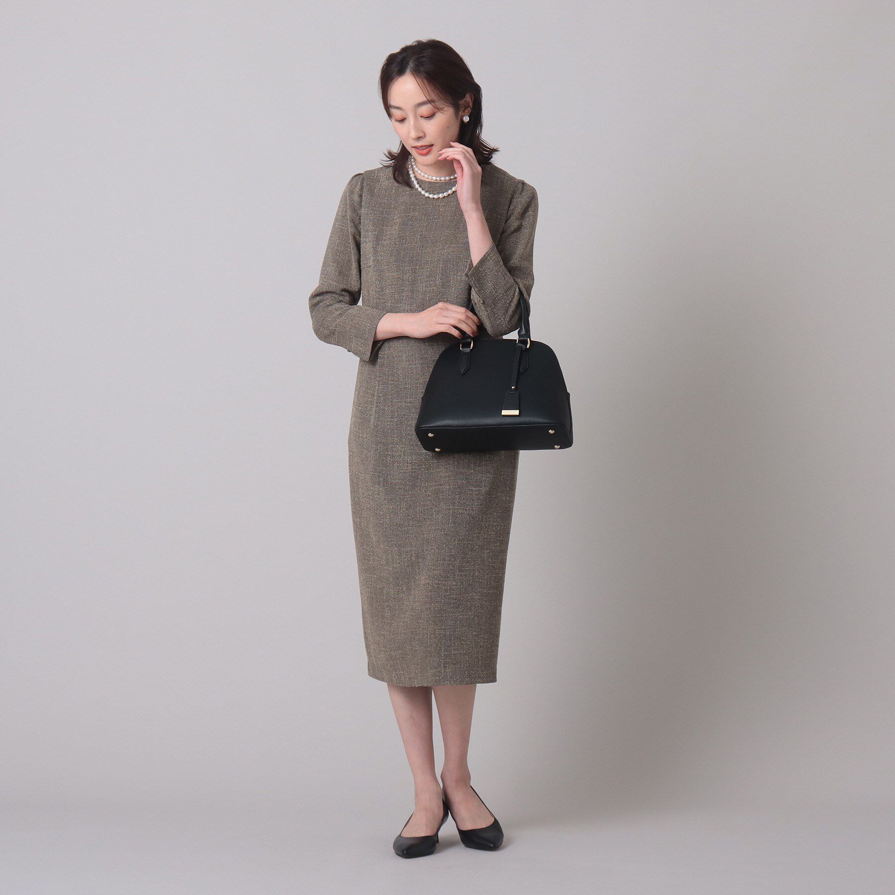 UNTITLED「【追加8／名品】2WAYポケットボストンバッグ」|ハンドバッグ|