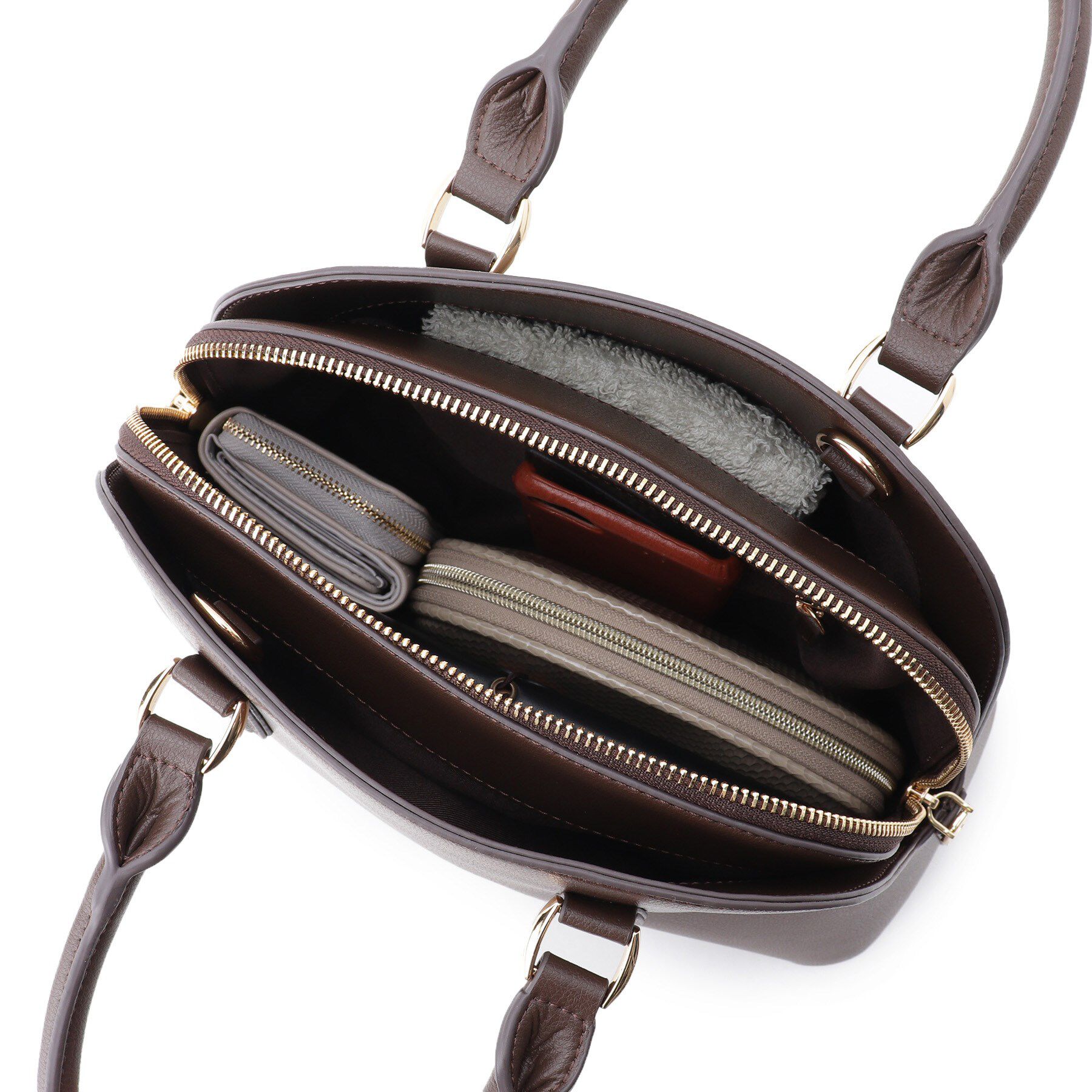 UNTITLED「【追加8／名品】2WAYポケットボストンバッグ」|ハンドバッグ|